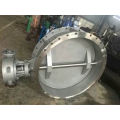 worm gear /turbine drive double eccentric butterfly valve